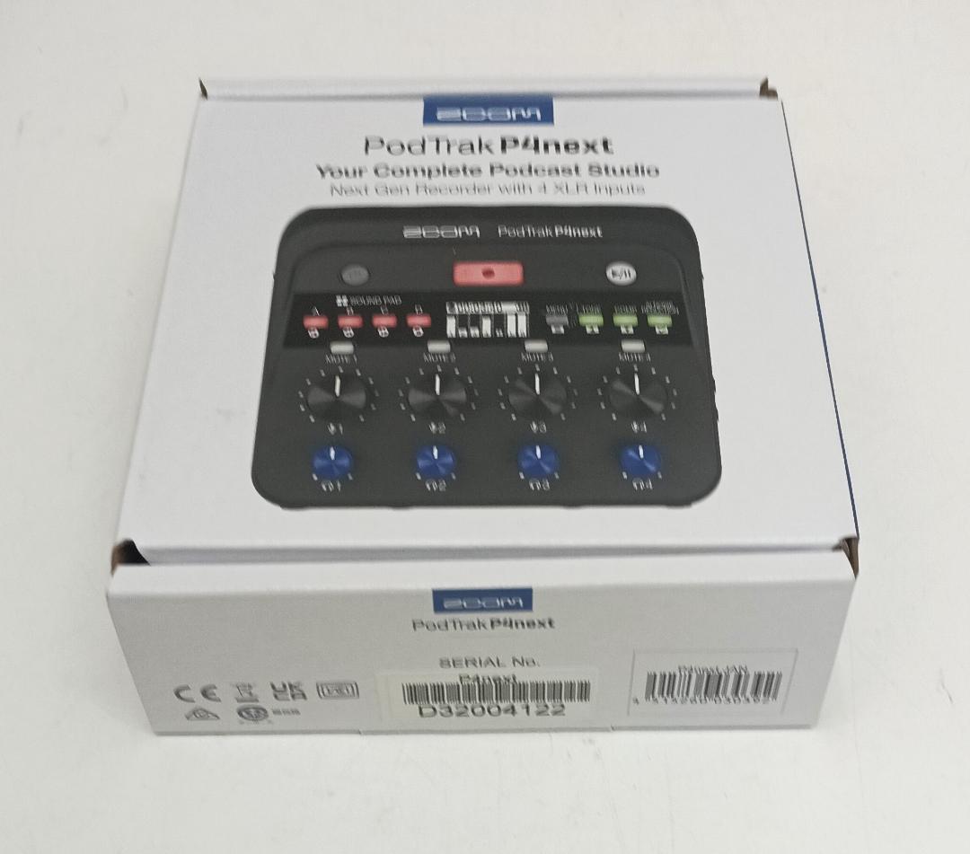 ZOOM PodTrak P4next ポッドキャスト用レコーダー
