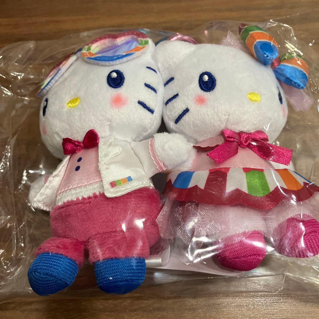 ハローキティ&ディアダニエル ペアぬいぐるみチャーム