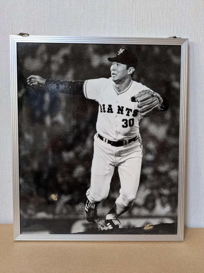 フレーム入り昭和のプロ野球の貴重な写真