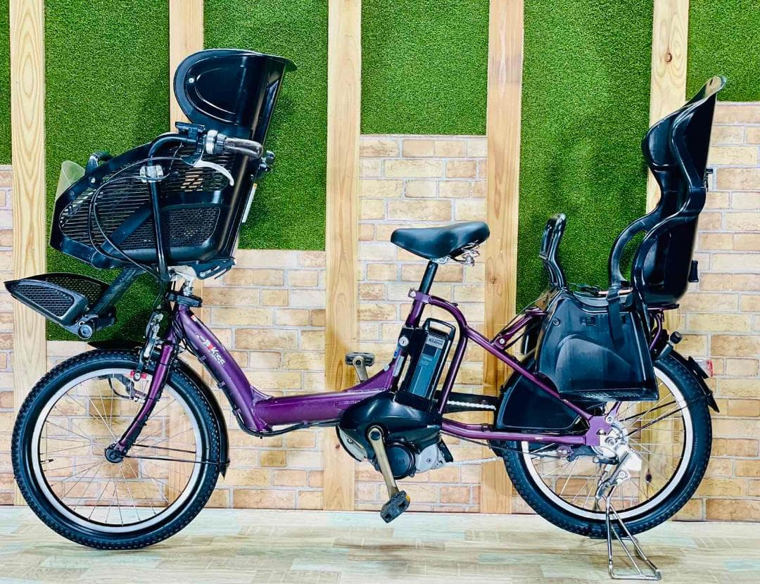 ヤマハ NO 1 ボルドー 大容量 子供乗せ電動アシスト自転車 H1228