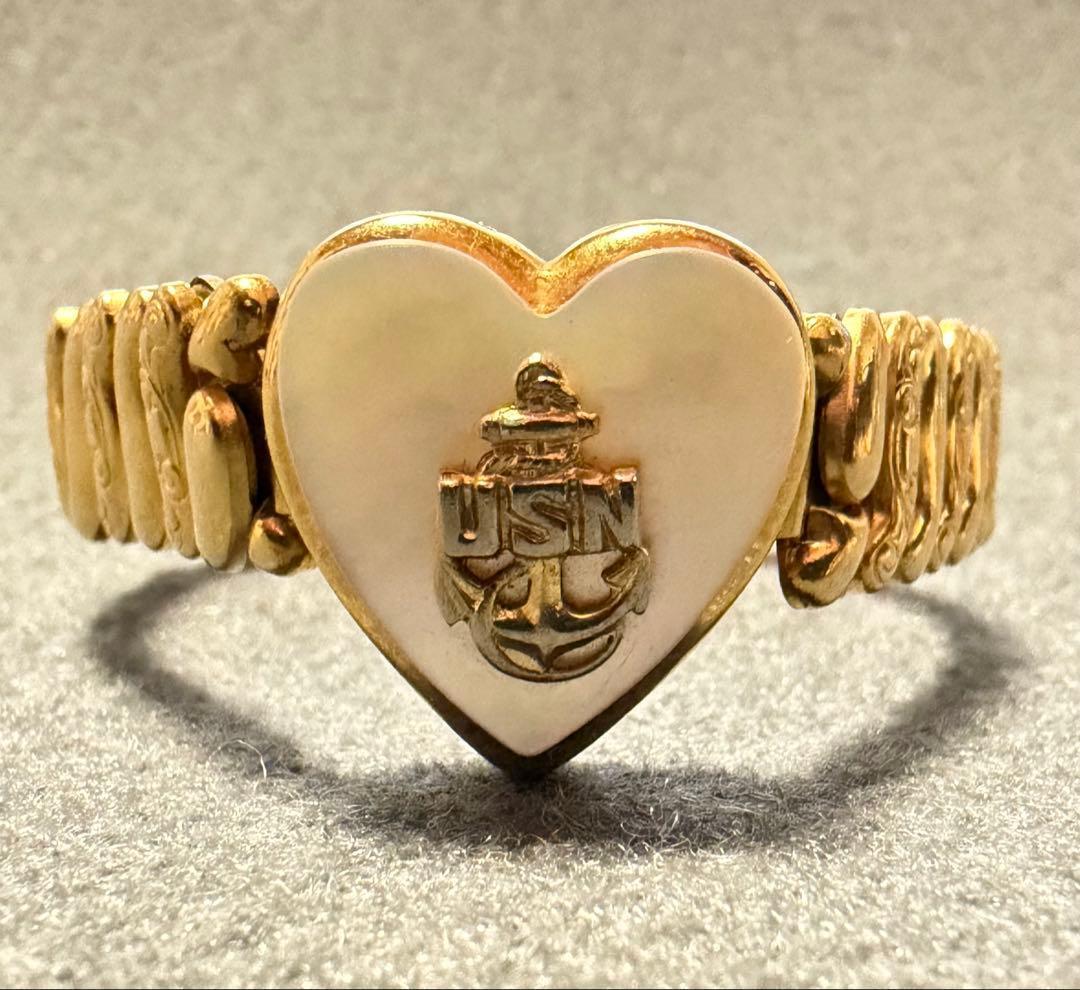 米軍 実物 SWEET HEART JEWELRY USN ブレスレット