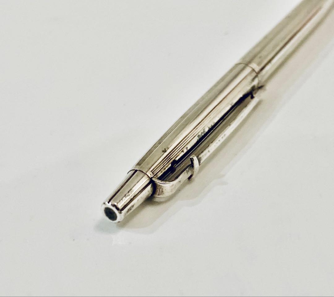スイス製◆カランダッシュ 高級ボールペン エペ シズレ 銀張 1980s