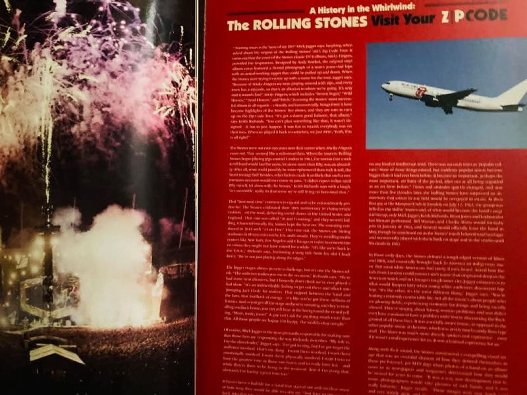 STONES TOUR 'パンフレット9冊セット070