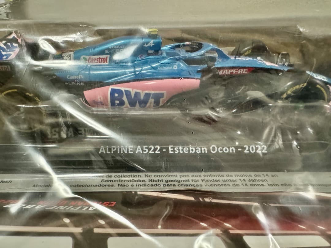 日本未発売　ビッグスケールF1コレクション アルピーヌ A522