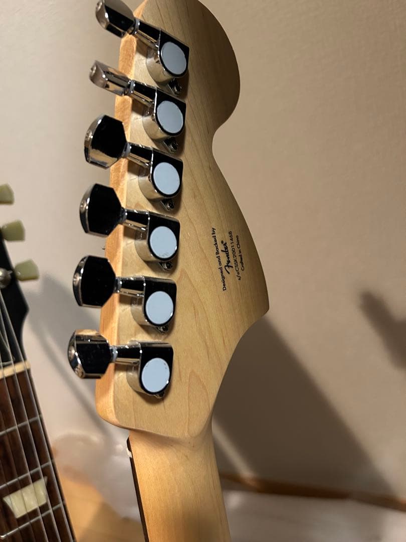 【レフティ】fender スクワイヤー ストラトキャスタータイプ エレキギター