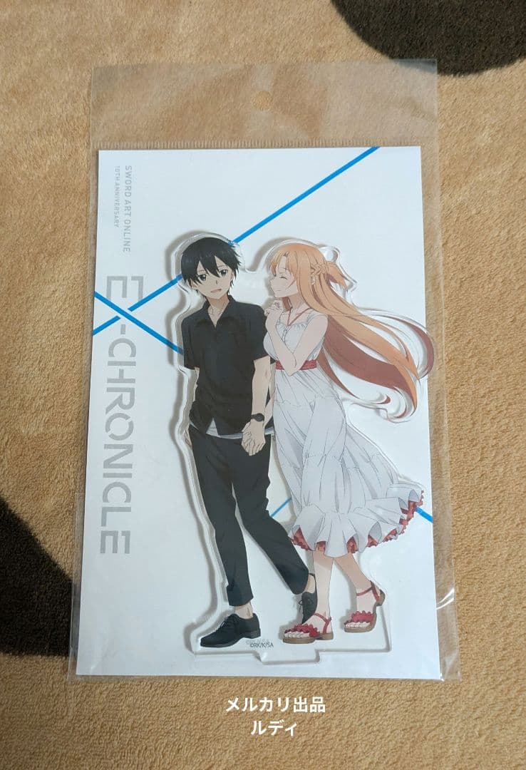 SAO エクスクロニクル京都 京まふ キリト&アスナ アクリルマスコット