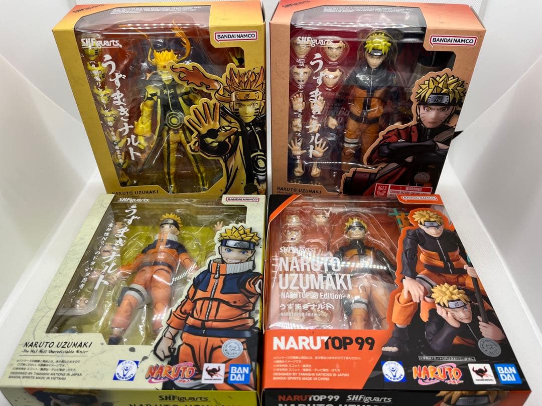 S.H.Figuarts NARUTO ナルト 4体セット