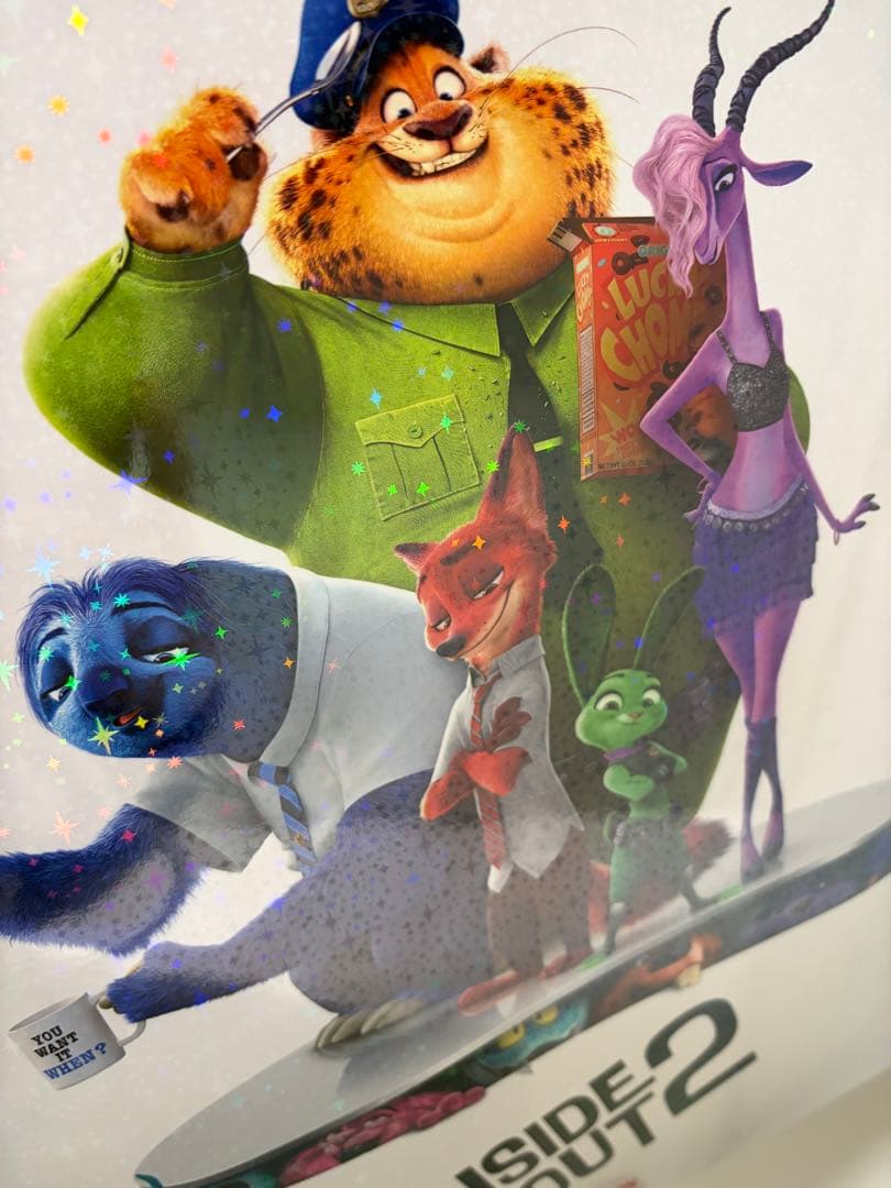 ディズニー ズートピア２ コラボ　台湾映画館限定　特典　A3ポスター3枚セット