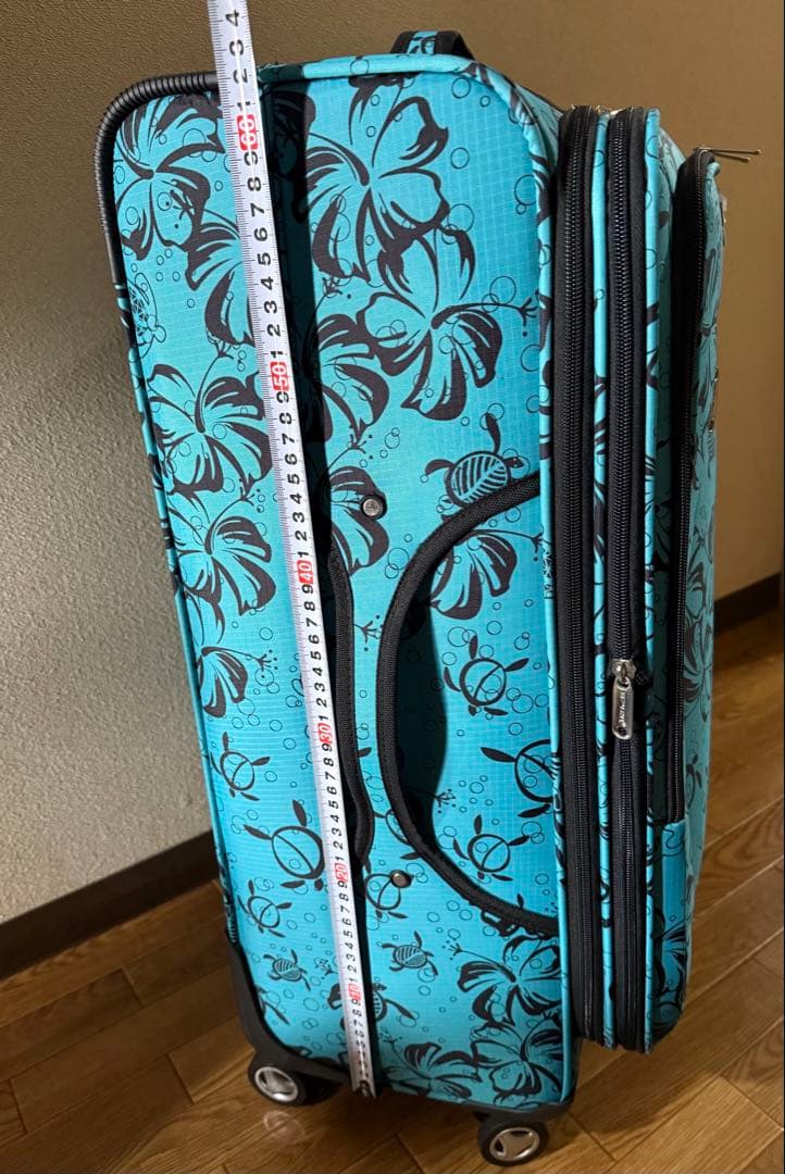 Hawail Spirit 花柄キャリーケース【ベルト付き】