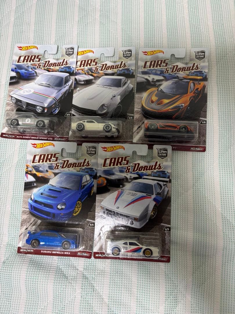 Hot Wheels CARS&Donuts 5台セット