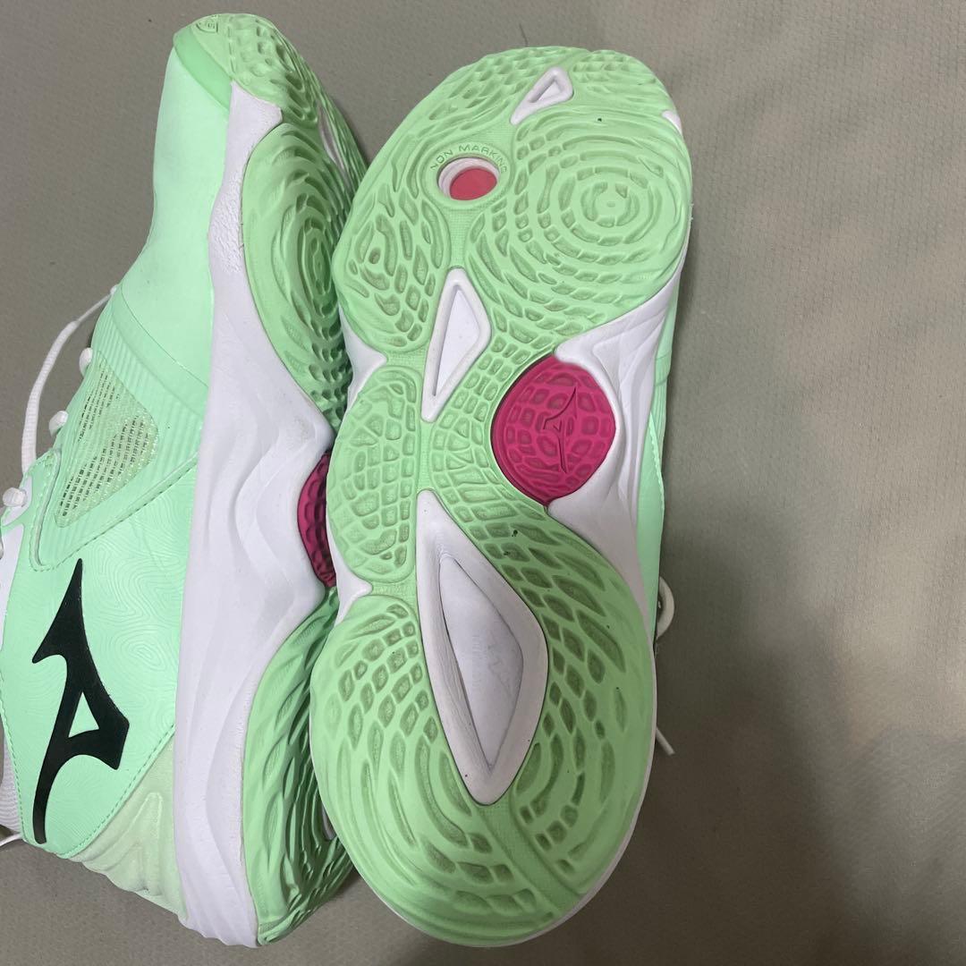 Mizuno バレーボールシューズ ミントグリーン27.5cm
