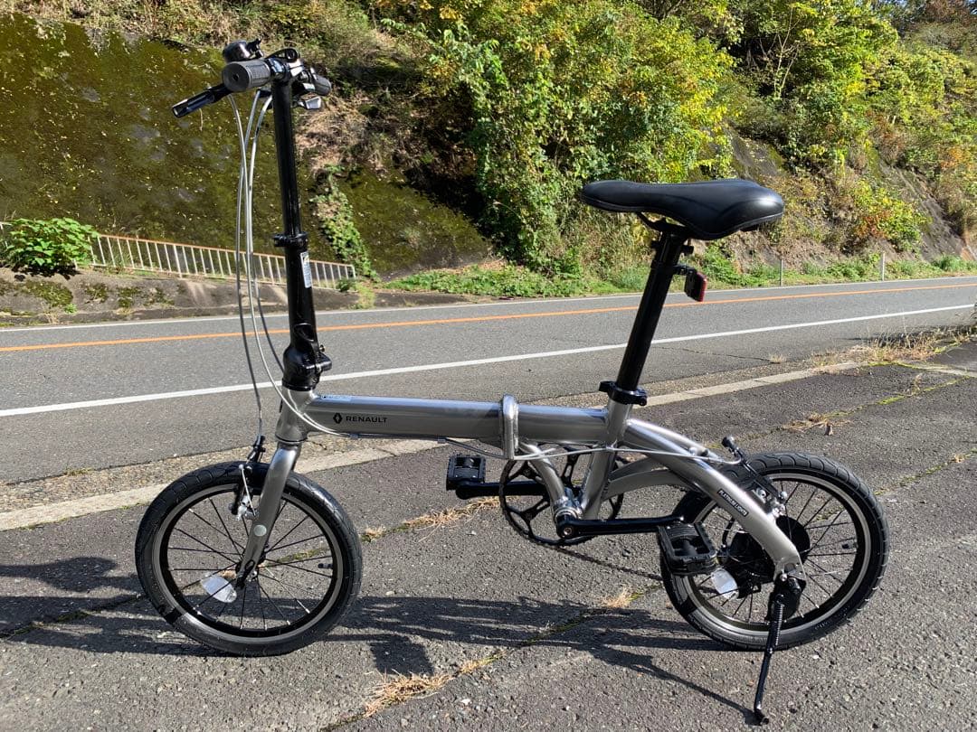 【即乘】送料無料 RENAULT折り畳み自転車7速 ミニベロ 小径車 16インチ