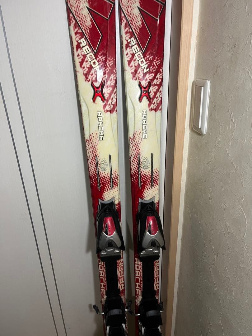 初中級オールラウンドスキー！k2 apache 163cm MARKER ビン