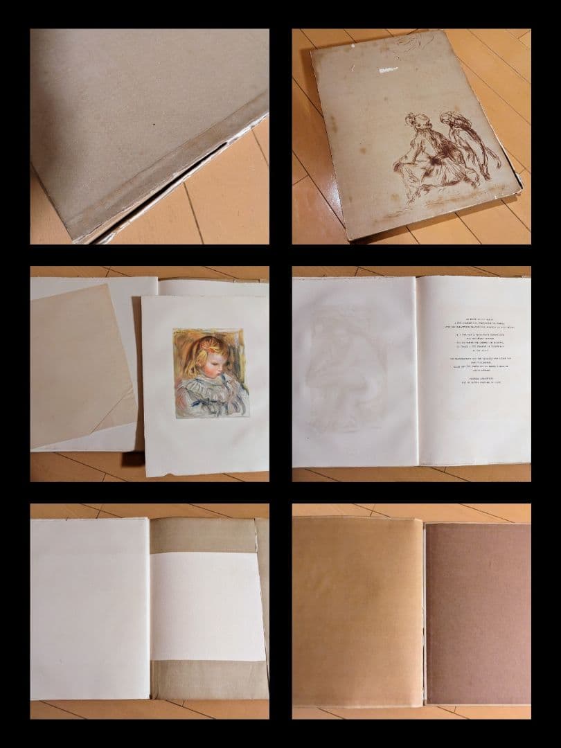 RENOIR ルノワール『創作と技法』挿絵本 リトグラフ