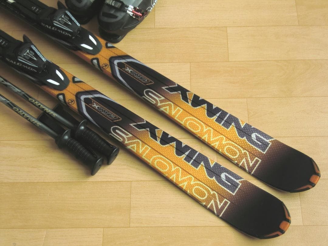 ■■送料無料■サロモン■メンズスキーセット■板165靴27.5■メンテ付き■■