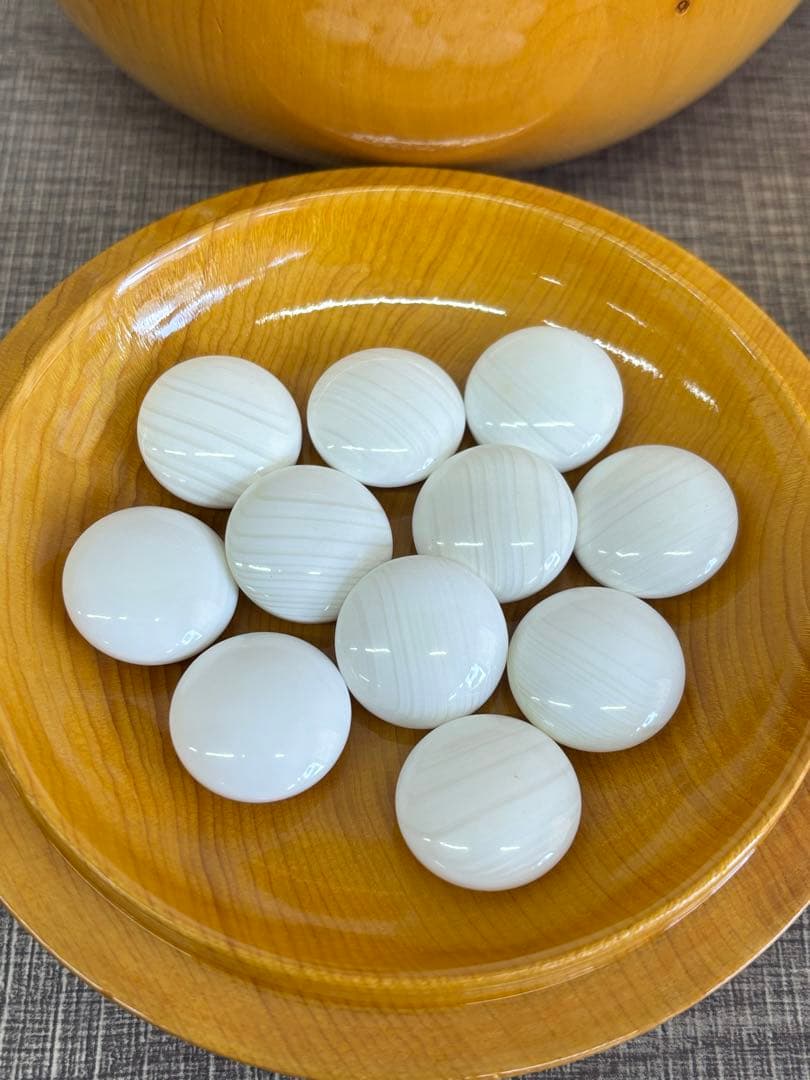 本蛤碁石 31号 180個 本那智黒 181個 厚み9.4cm 囲碁 碁石