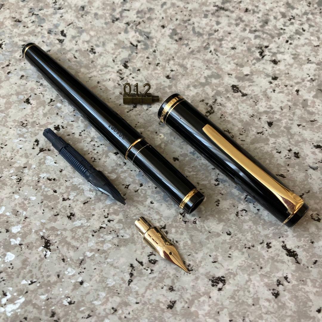 #012 オーバーホール済み 万年筆 パイロット PILOT エラボー 14k