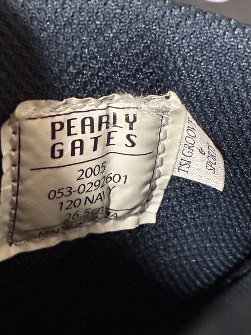 パーリーゲイツ シューズ　26.5㎝ ネイビー