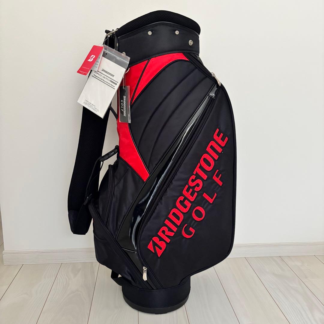 【新品未使用タグ付き】ブリヂストン キャディバッグ ブラック ゴルフバッグ