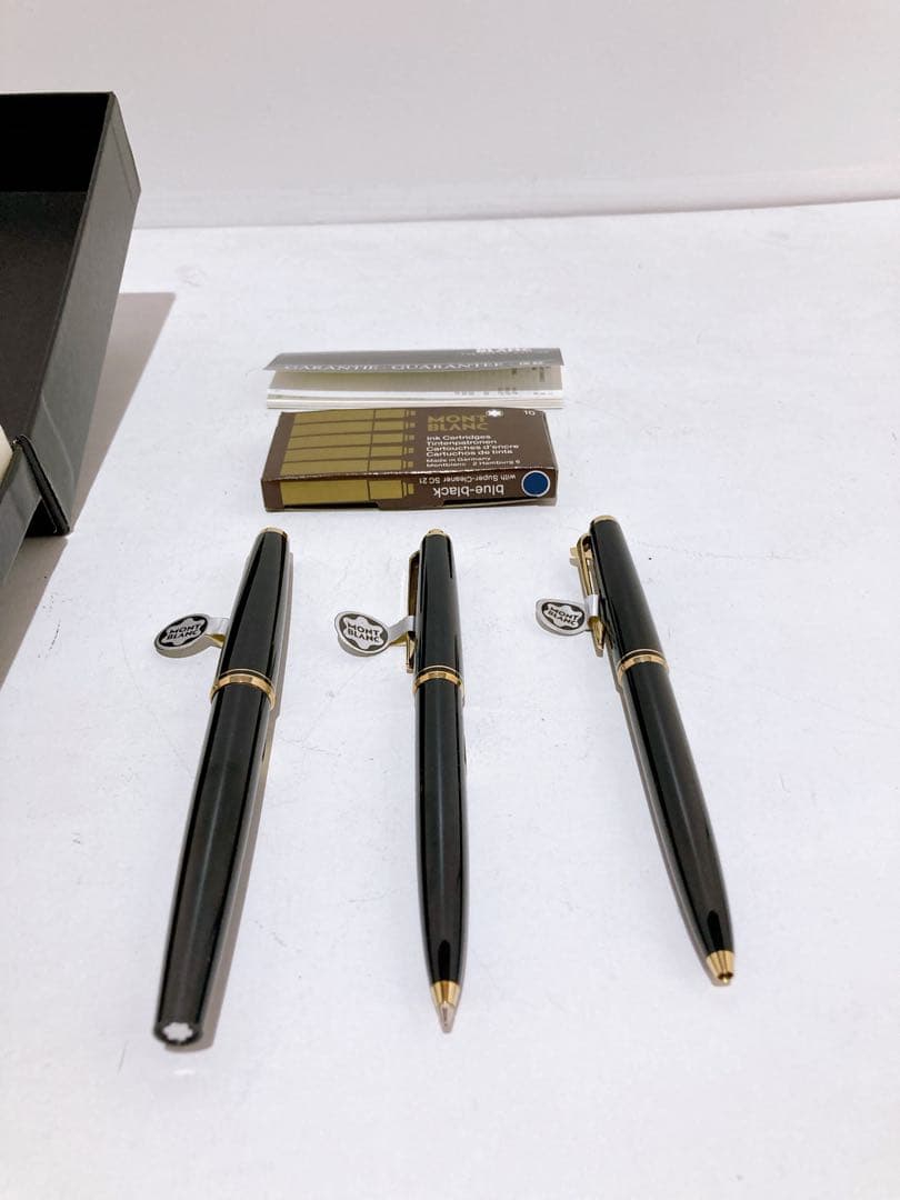 モンブラン Montblanc 万年筆 シャープペンシル ボールペン3本セット