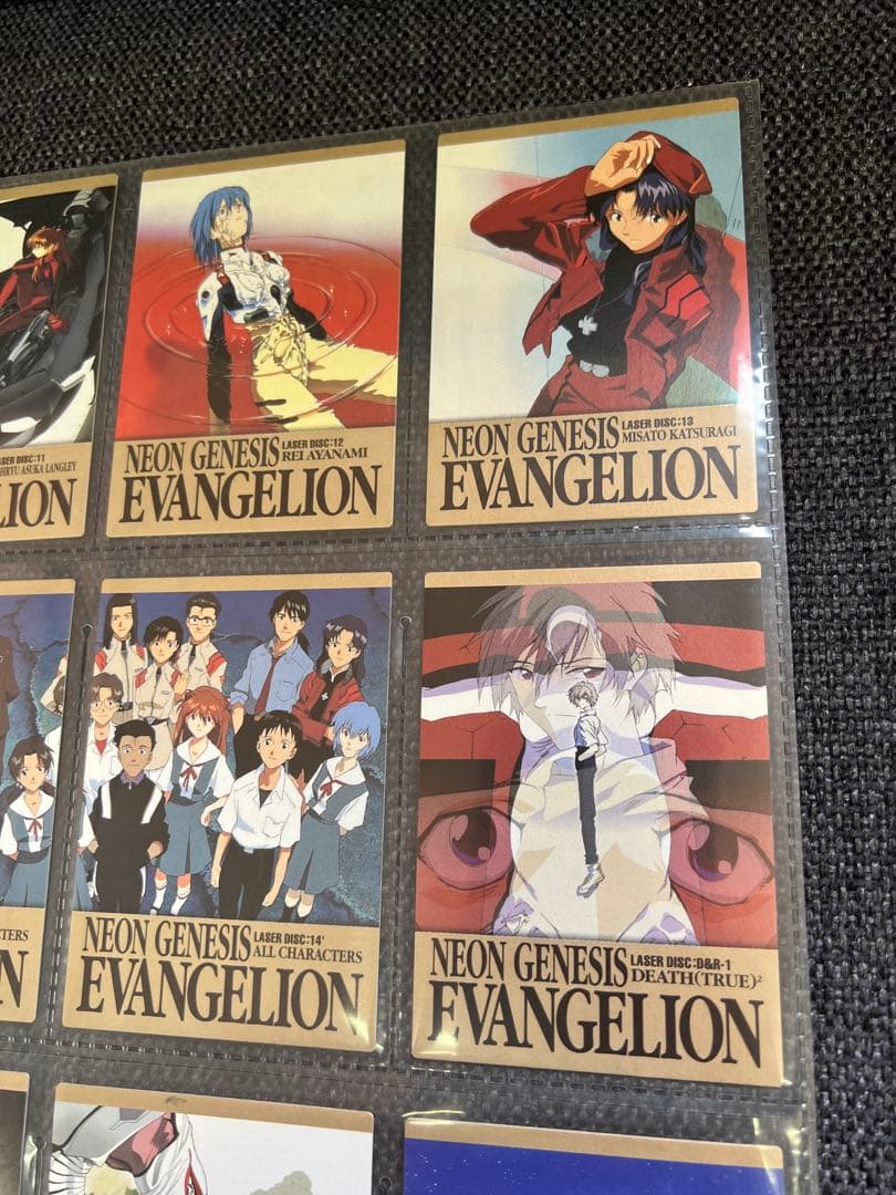 エヴァンゲリオン 1998年 BANDAIグッズ劇場版　特典セット非売品カード