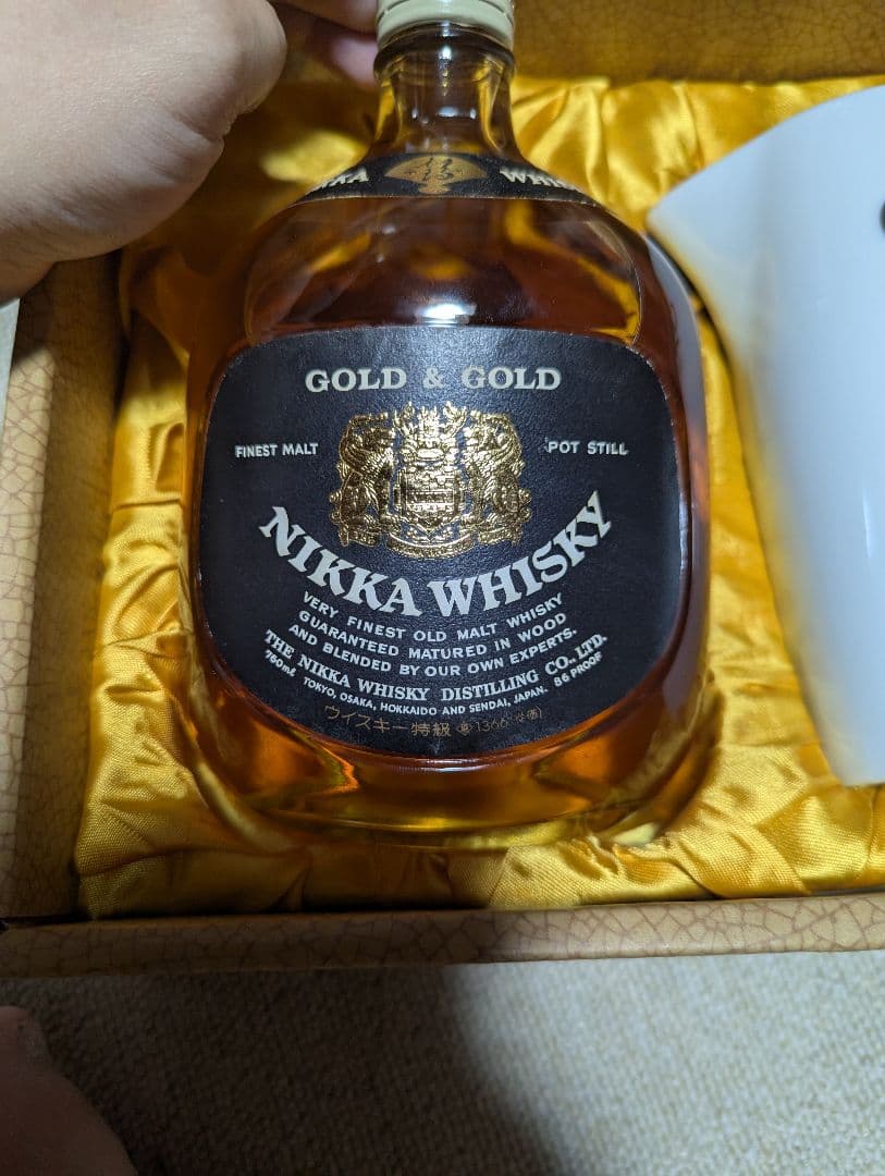 ※希少品※NIKKA WHISKY GOLD & GOLD セット※当時物※