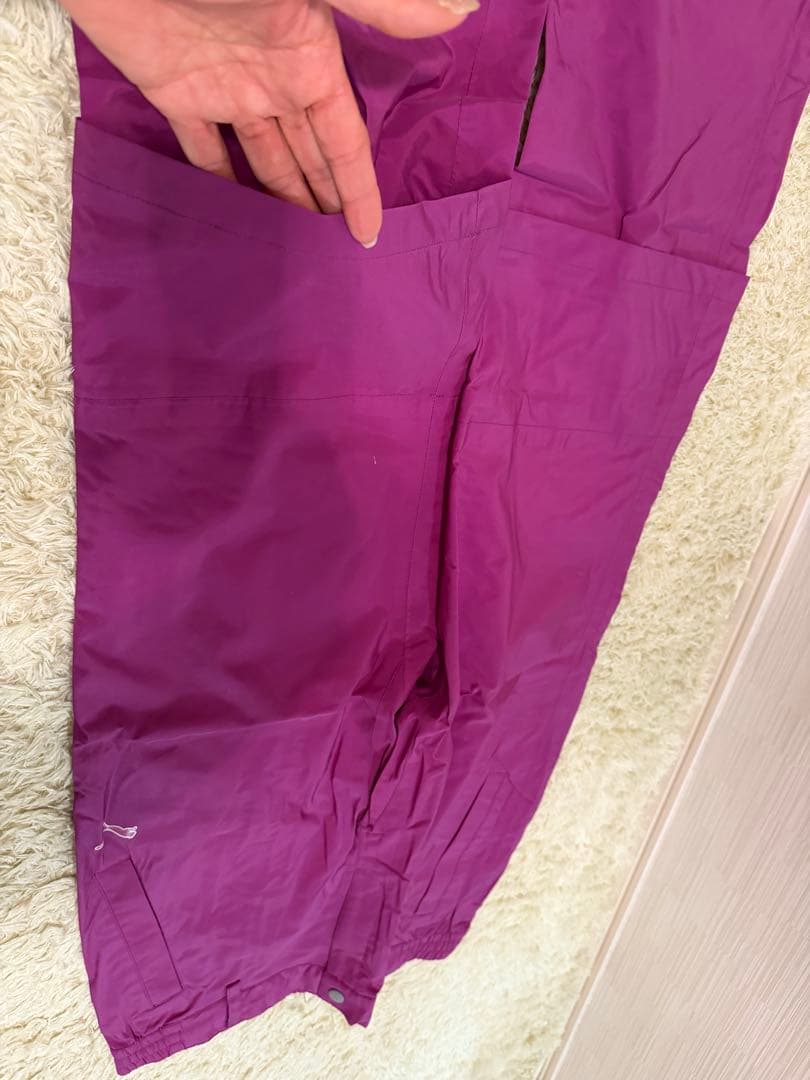 新品未使用PUMA レディース レインスーツ Oサイズ パープルセット