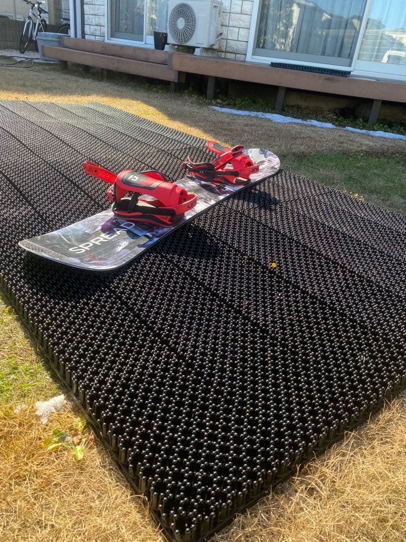 スノーボードオフトレ専用人工芝　トリックスノー　ブラック30枚