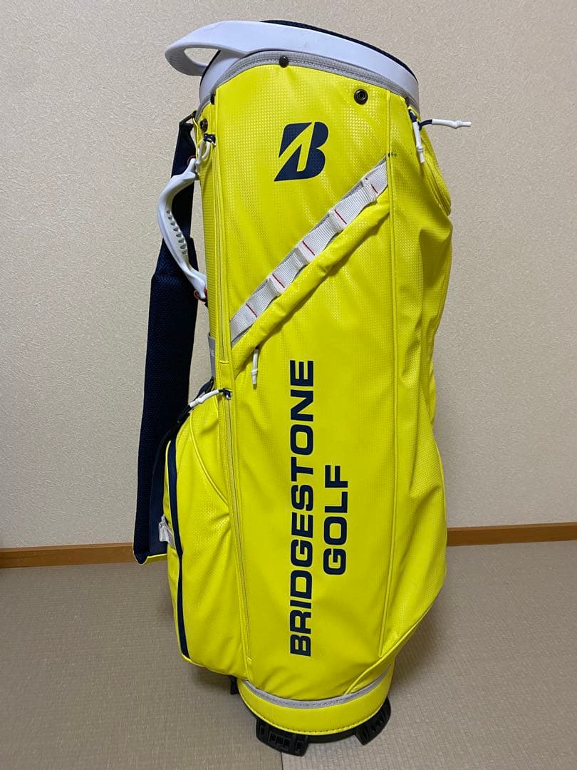 Kartoon　BRIDGESTONE GOLF キャディバッグ イエロー