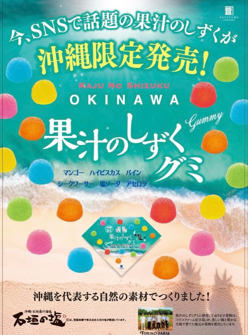バレンタイン ホワイトデー にも！果汁のしずく グミ 10箱