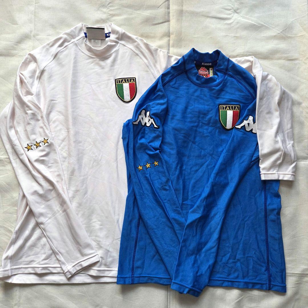 【希少】2002イタリア代表 Kappa サッカー 2枚セット ホーム＆アウェイ