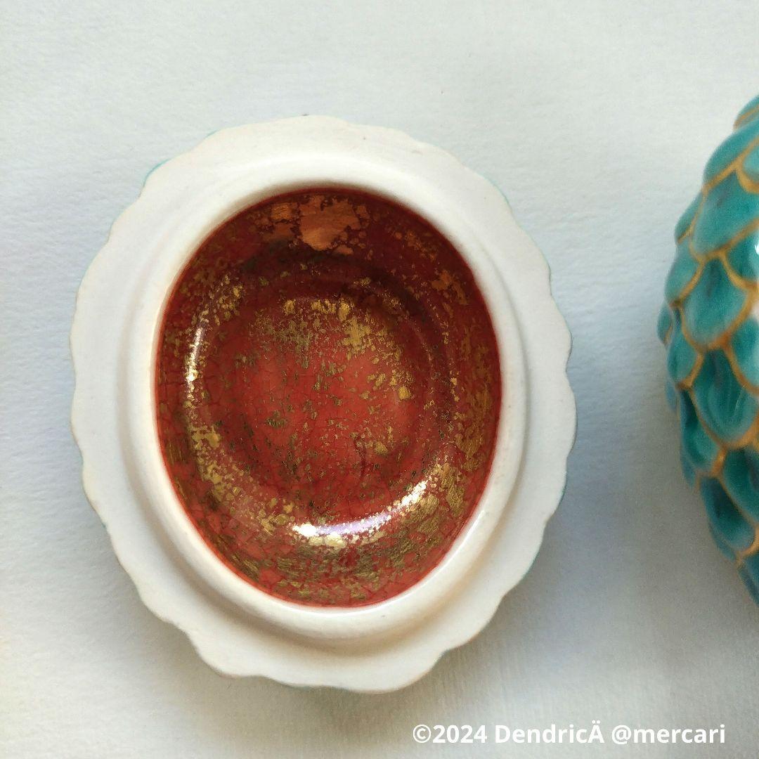 手塚充 作　仁清写　まつぼっくり　香合　共箱　茶道具　新品未使用　⑤