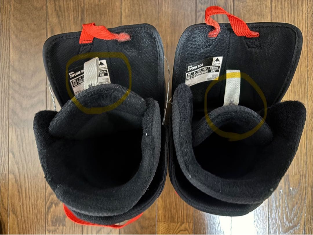 Burton ZIPLINE BOA 子ども用スノーボードブーツ 25cm