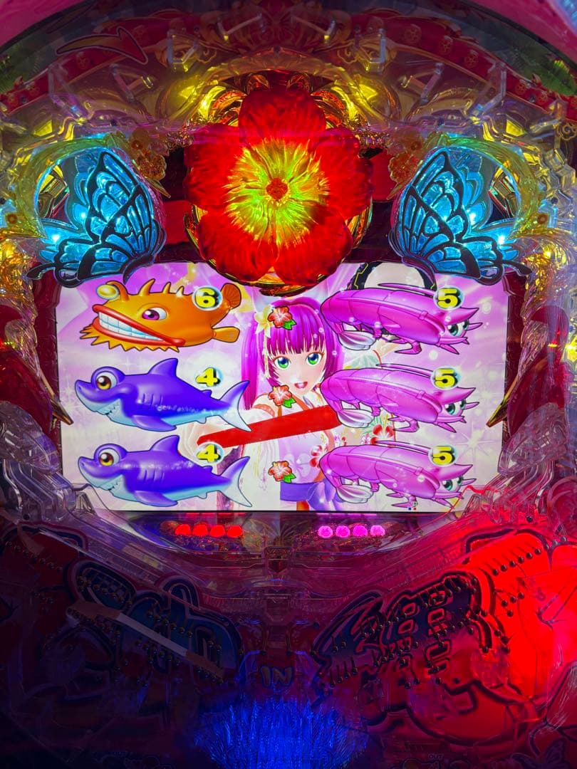 Pスーパー海物語IN沖縄5 実機 循環機能付き データカウンター付 フルセット