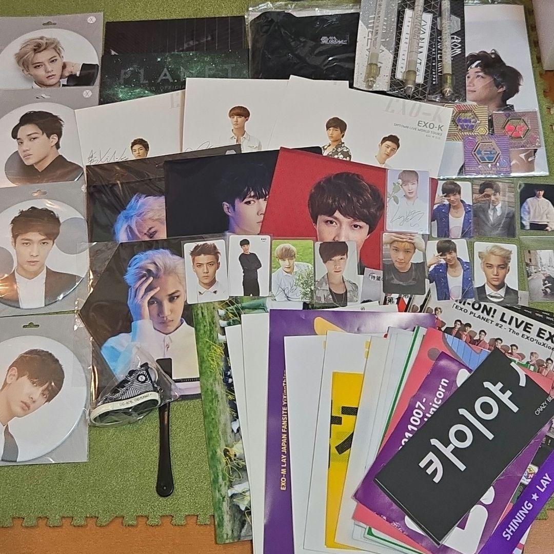 EXO トレカ カイ レイ セフン チャニョル バッジ ファイル Tシャツ58点
