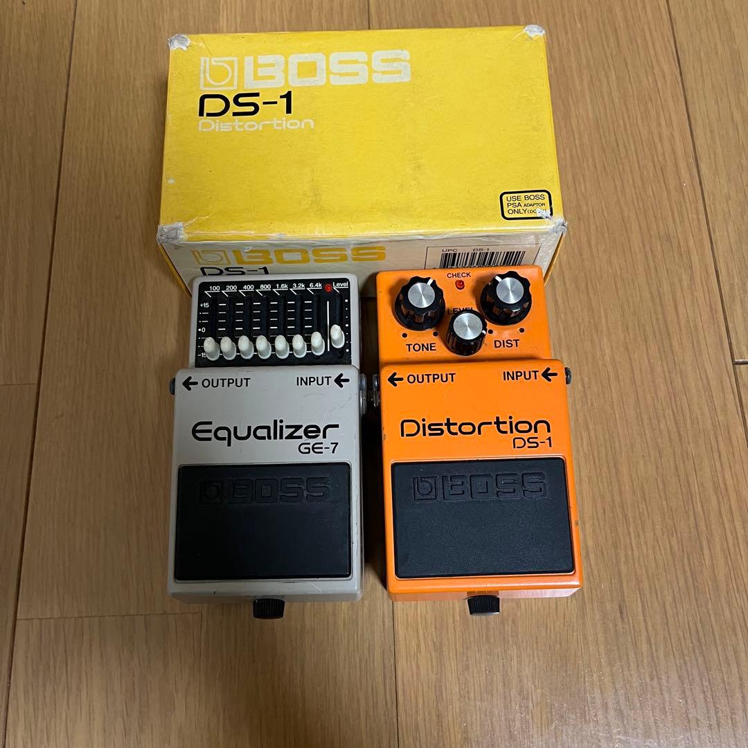 BOSS DS-1 Distortion GE-7 Equalizer セット