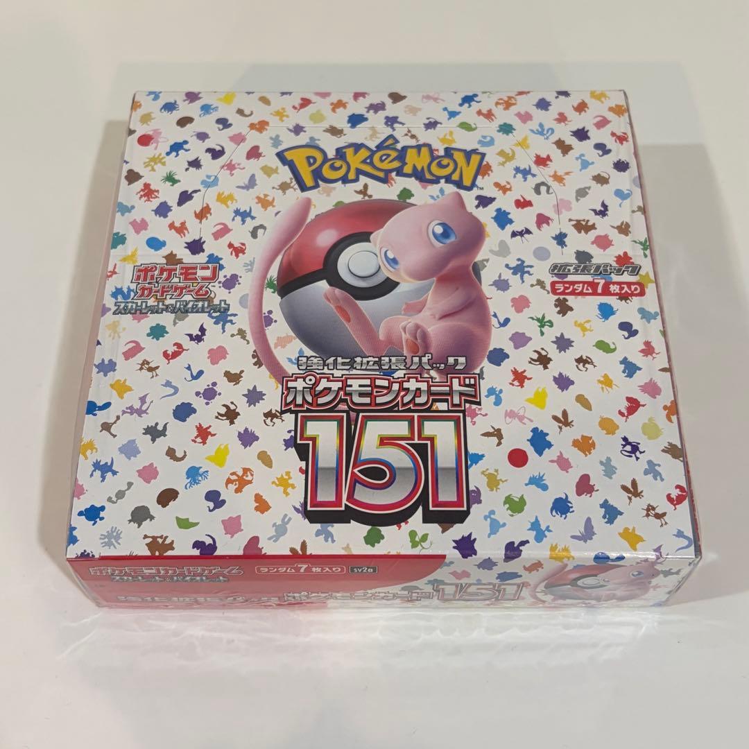 【シュリンク付き】ポケモンカード151 box