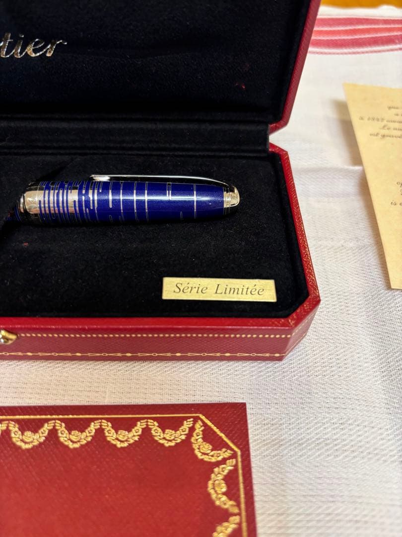Cartier 限定ボールペン ネイビー 1847本