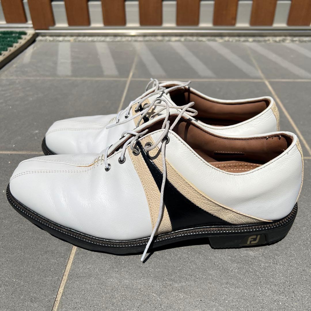 フットジョイゴルフシューズ ホワイト/ブラック/ベージュ　icon