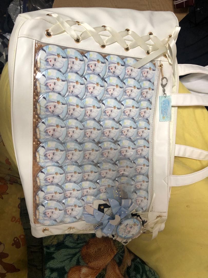 ホロライブ ほろーかる 白上フブキ 缶バッチ