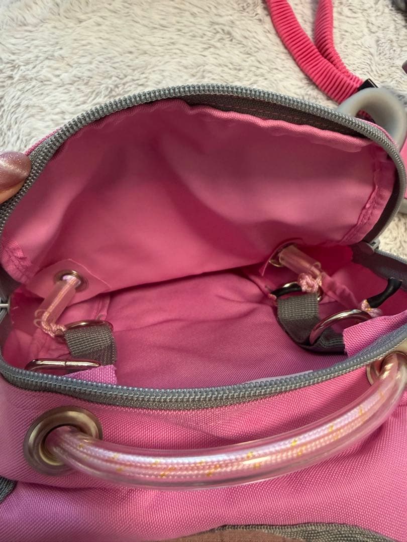 MDXONE スノーボード　ハーネス　スキー　キッズ　子ども　リュック　ピンク