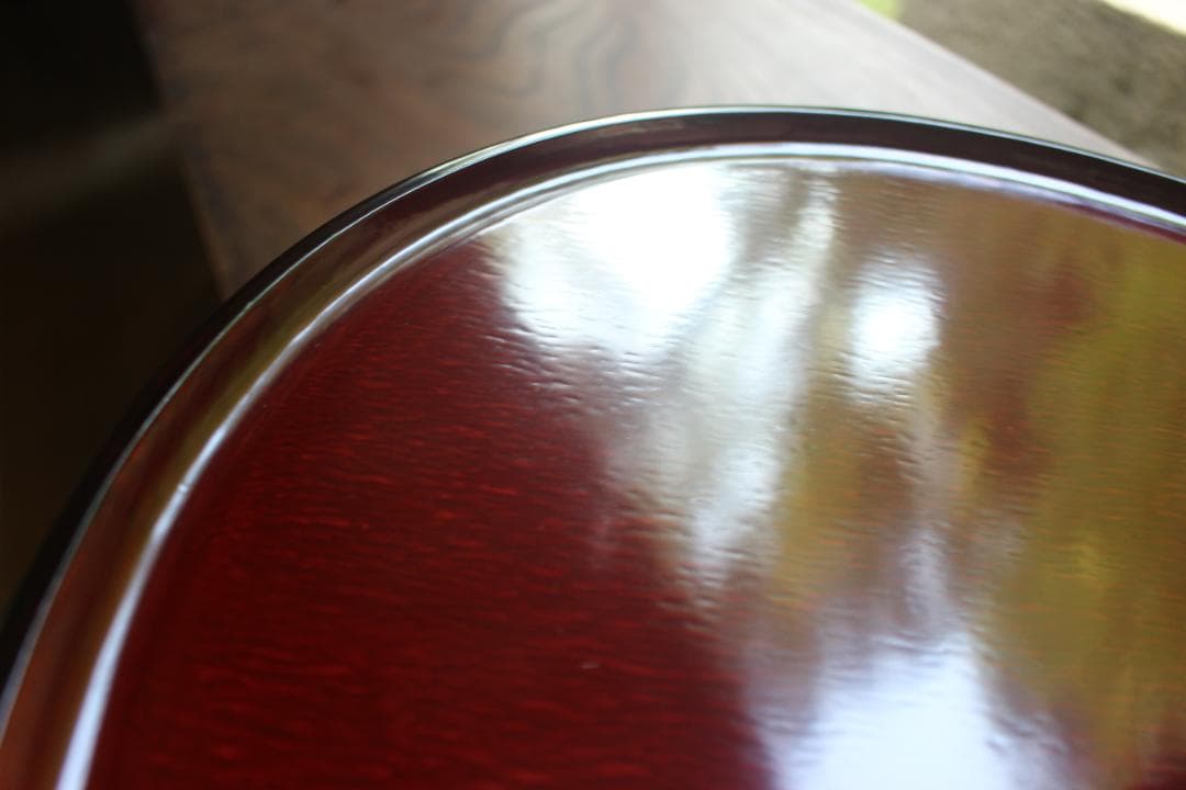 専用！極上朱漆の美しい後藤塗の半月盆4点（検輪島塗半月膳お盆