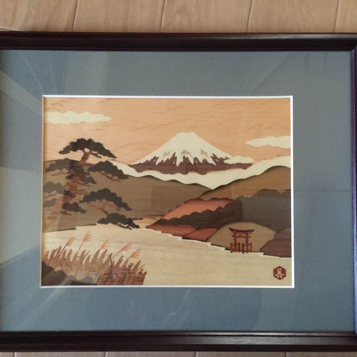 【値下げしました】木象嵌（もくぞうがん)