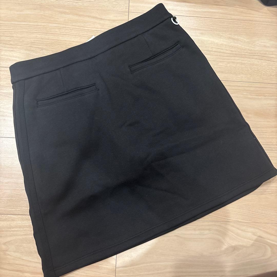 新品タグ付アディダス セットアップ トラックジャケット＆スコート 黒 L