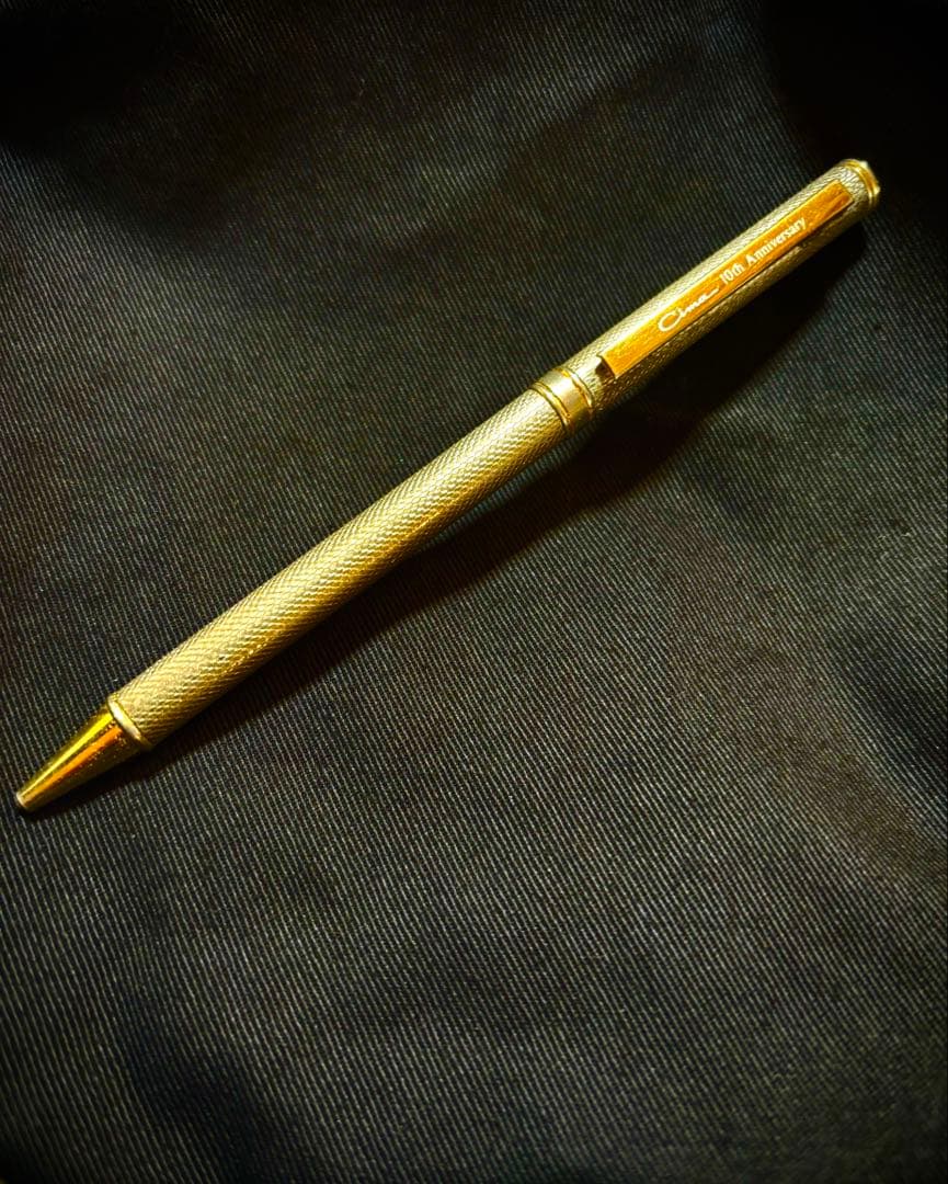 ★【旧車・日産シーマ10周年記念ゴ－ルド・ボールペン」】★レトロ★バブル★昭和★