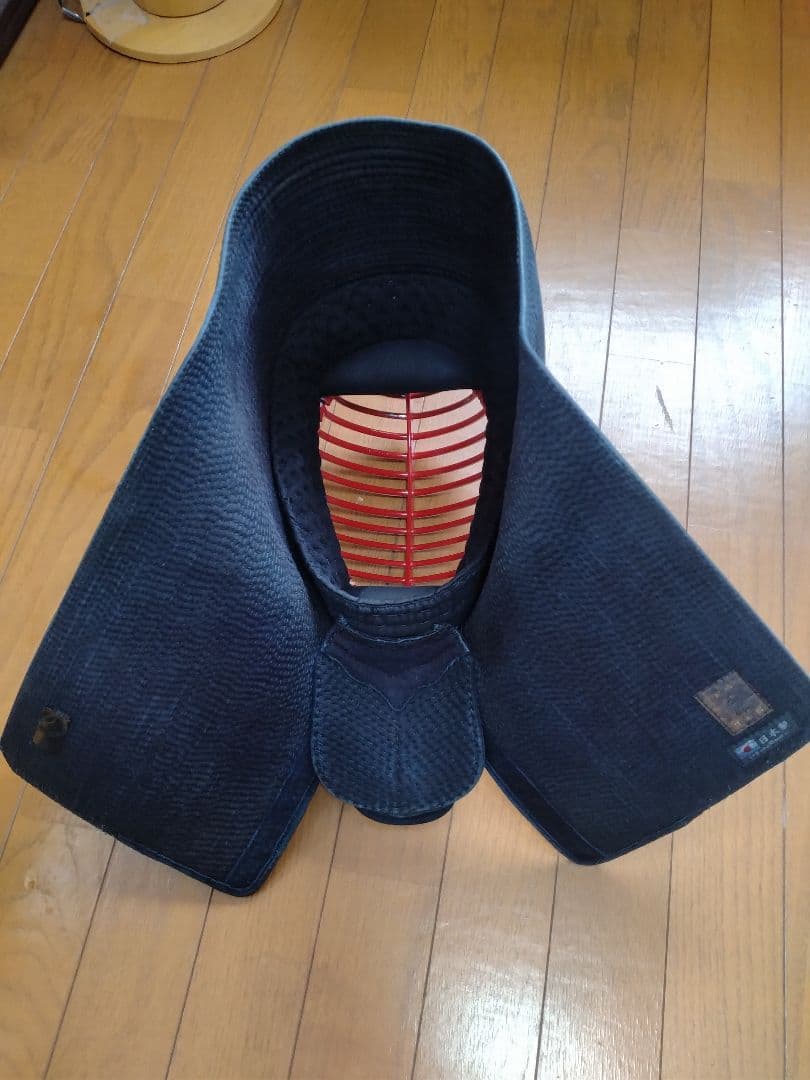 剣道 西都面70 顎ヘリ紺鹿革