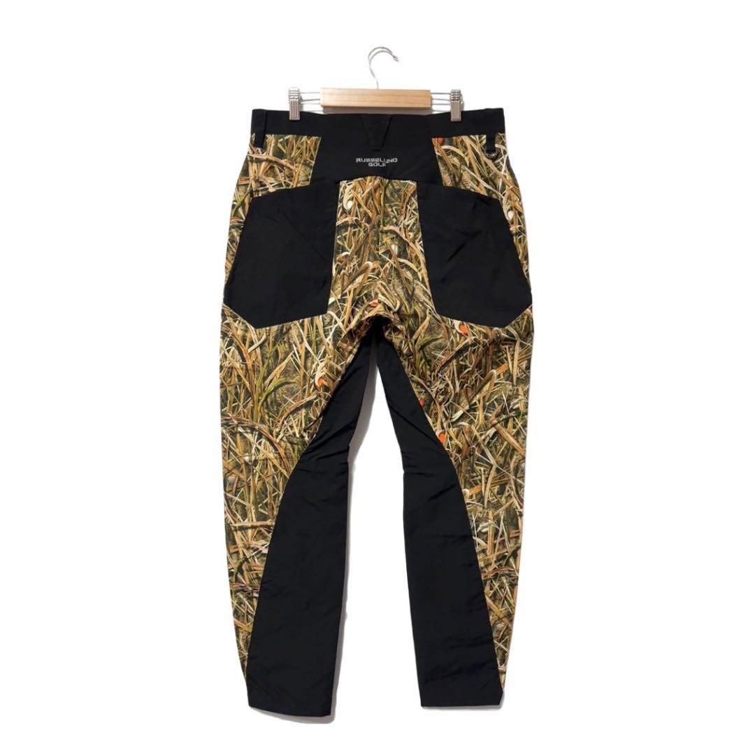 新品 ラッセルノ ゴルフ コンバット ポケット ロングパンツ カモ 迷彩 XL6