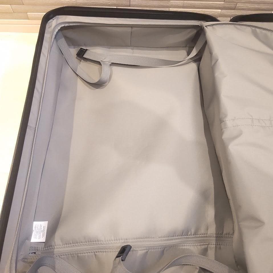 【廃盤】無印良品 バーの高さを自由に調節できるストッパー付き キャリー 85L