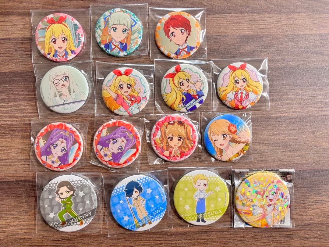 アイカツ　缶バッジ