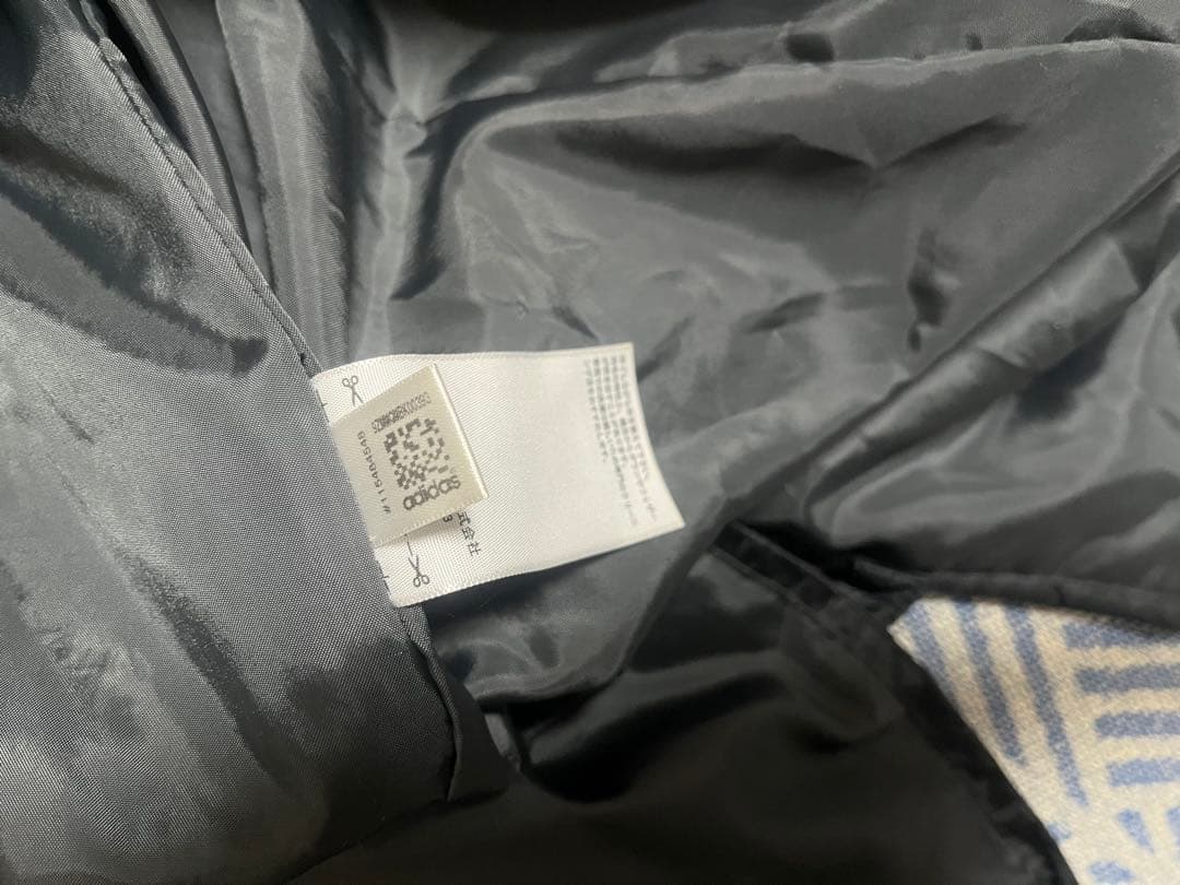 アディダス ベンチコート Mブラック ダウン ロング丈 フーディー